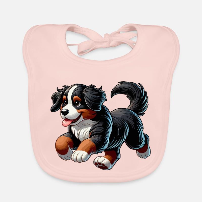 Bernese Mountain Dogs Organic Baby Bibs