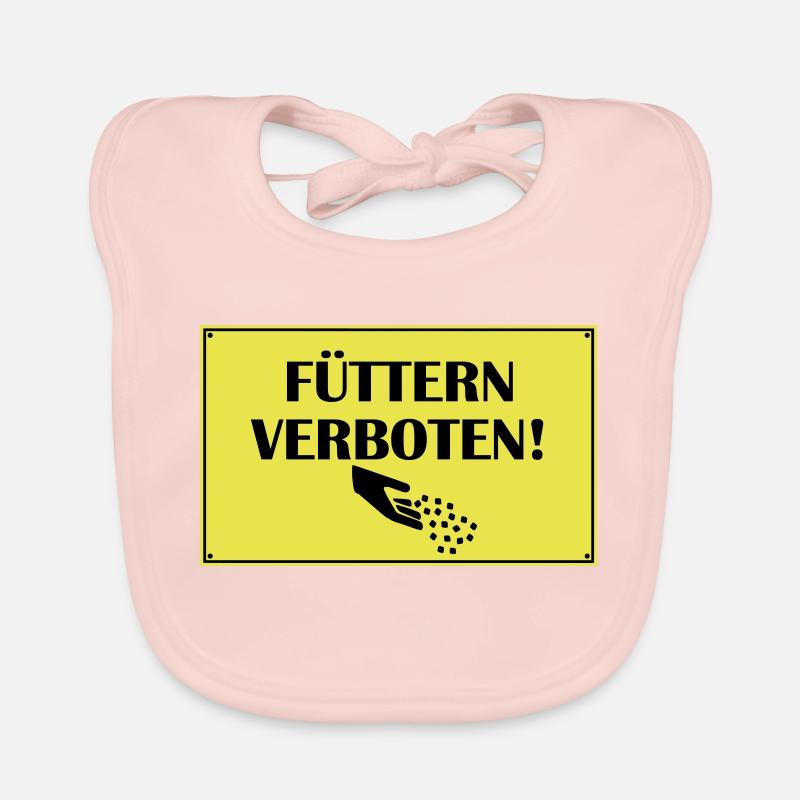 Fuettern verboten Baby Bio-Lätzchen
