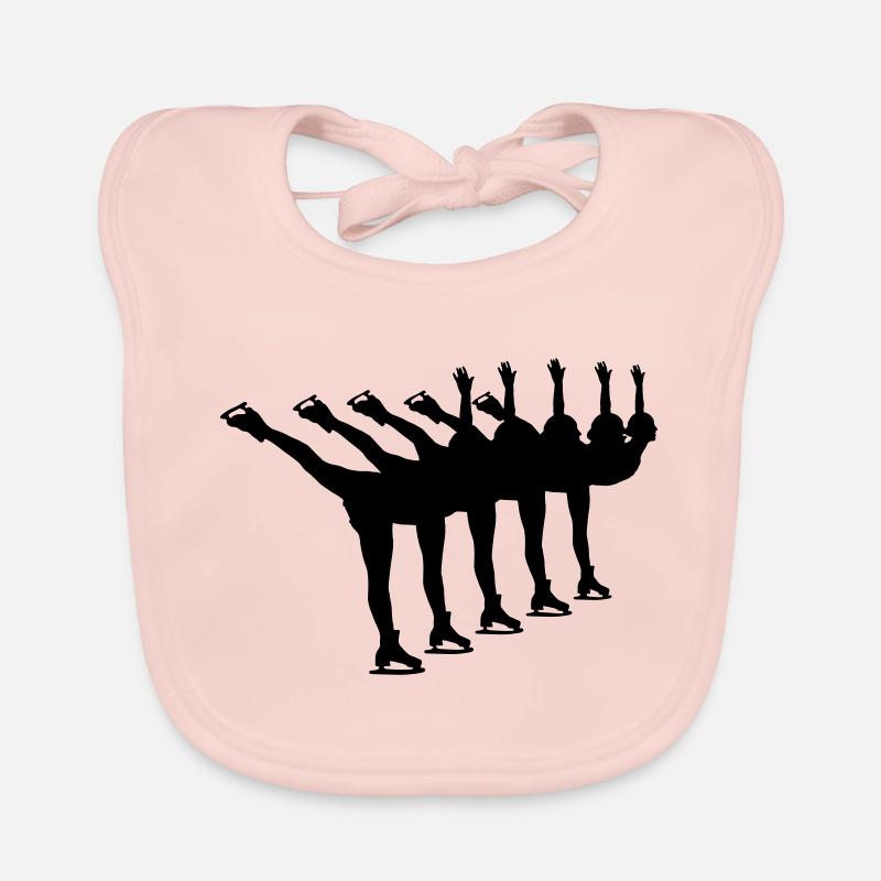 Synchroneiskunstlauf Baby Bio-Lätzchen