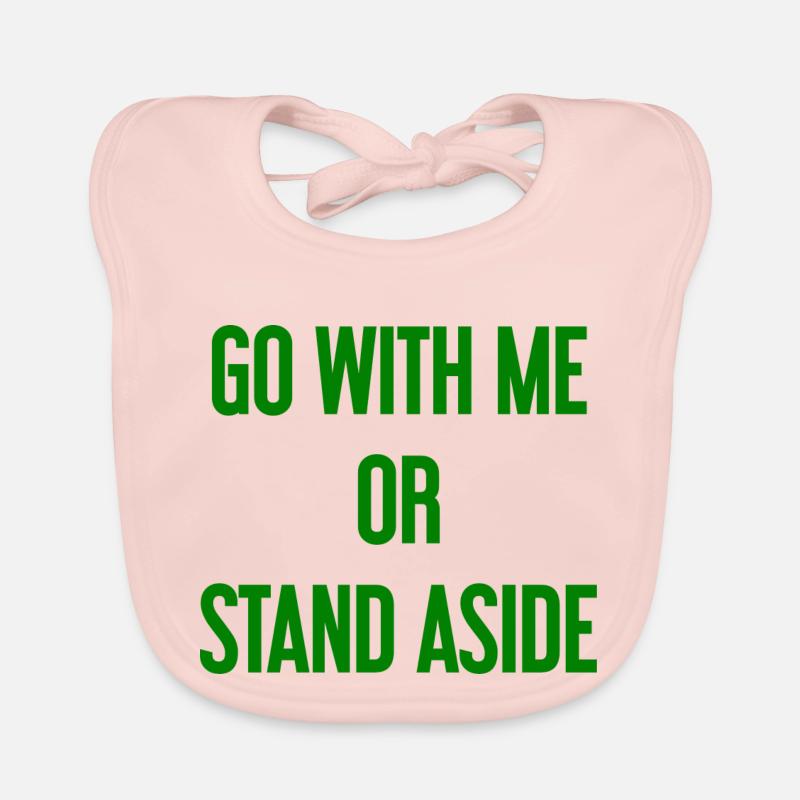 Geh mit oder beiseite Baby Bio-Lätzchen