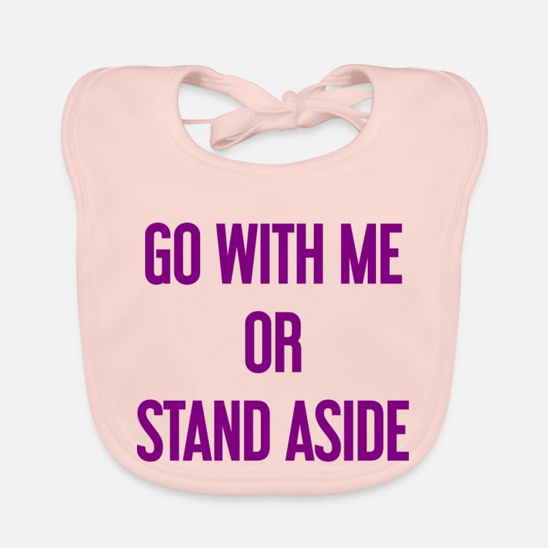 Geh mit oder beiseite Baby Bio-Lätzchen