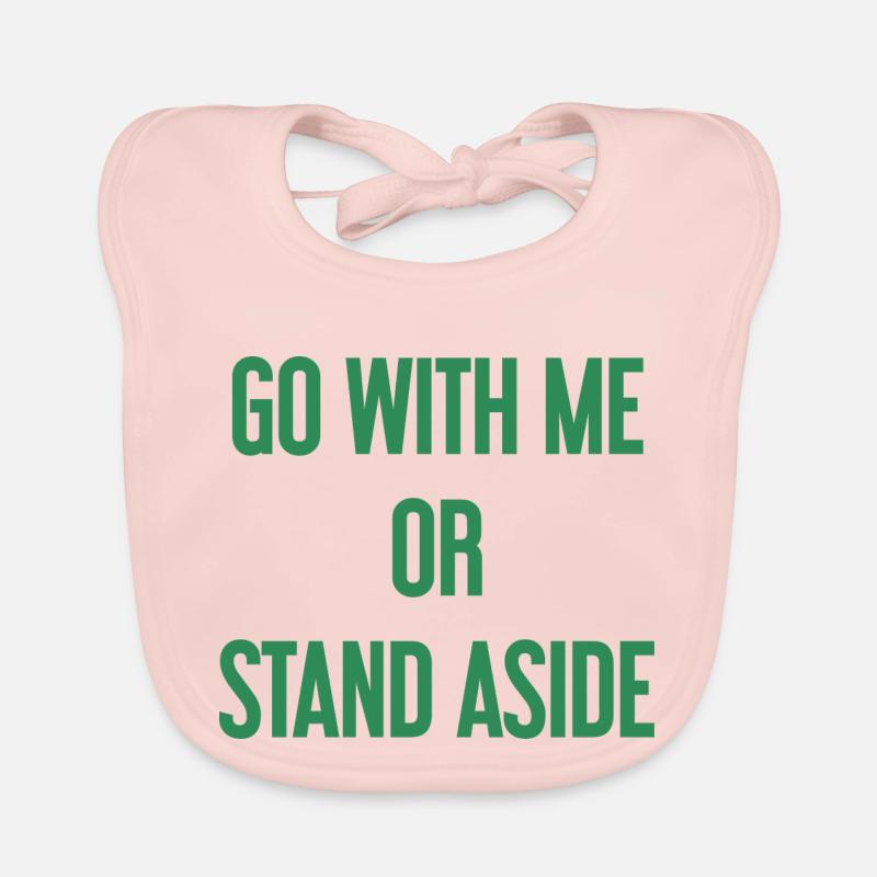 Geh mit oder beiseite Baby Bio-Lätzchen