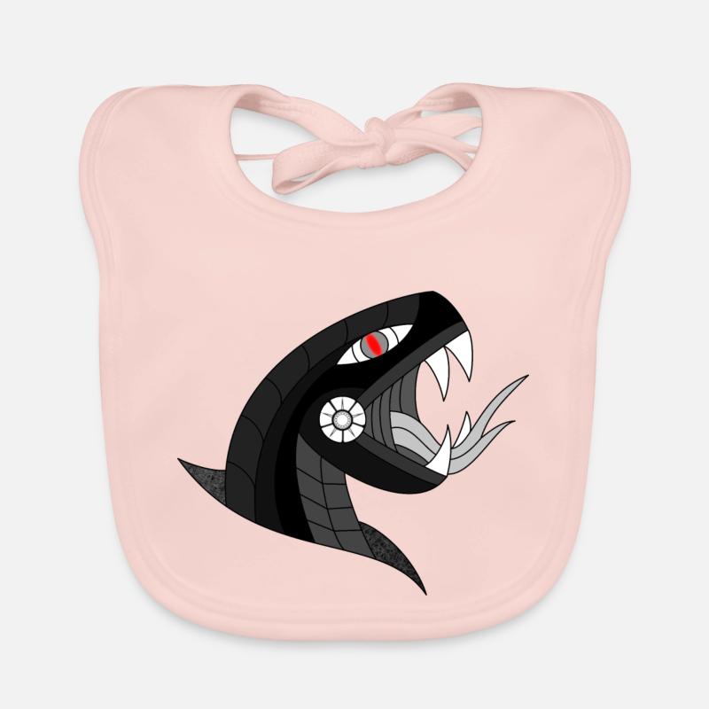 Dark Snake Organic Baby Bibs