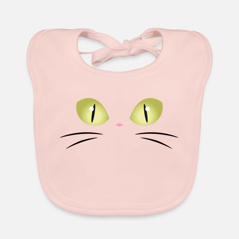 Yeux de chat Bavoir bio Bébé