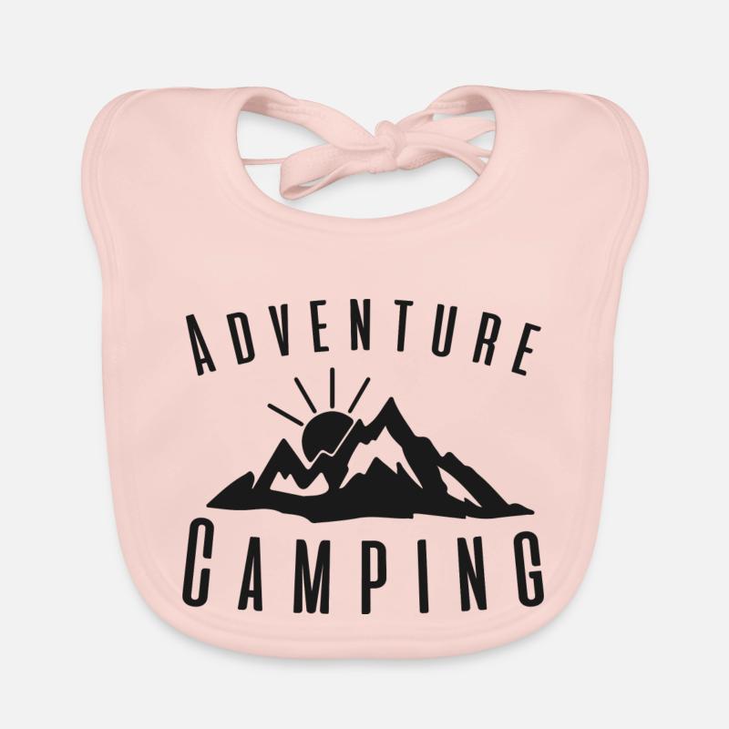 Abenteuer Camping - Camping Life Baby Bio-Lätzchen