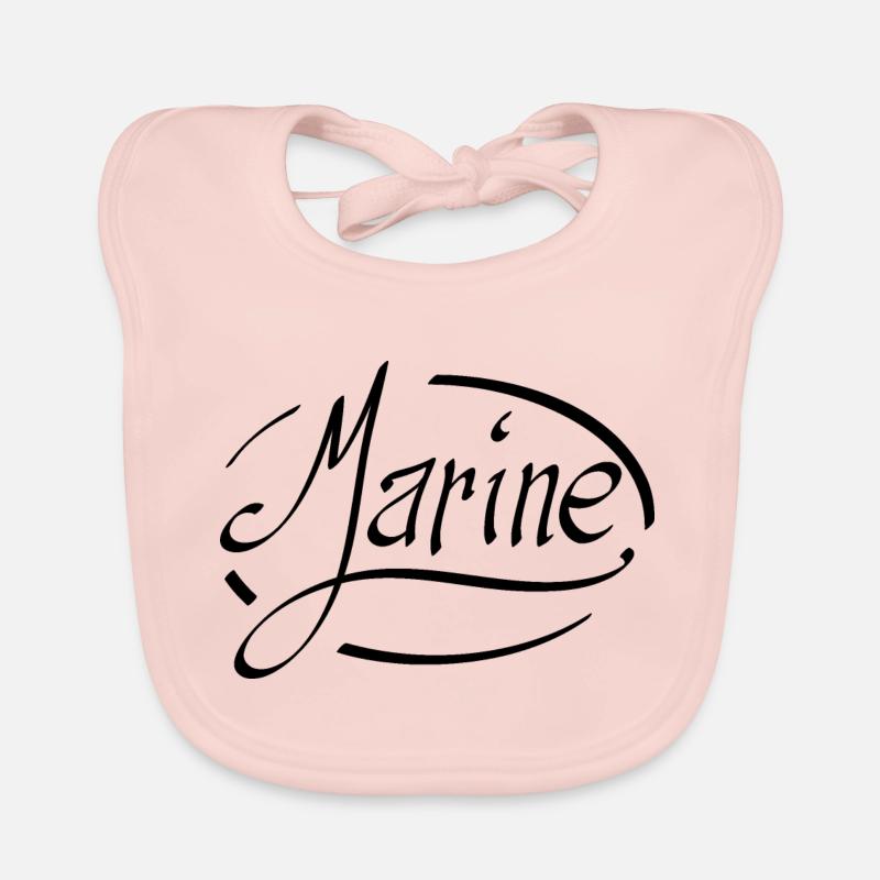 Marine Bavoir bio Bébé