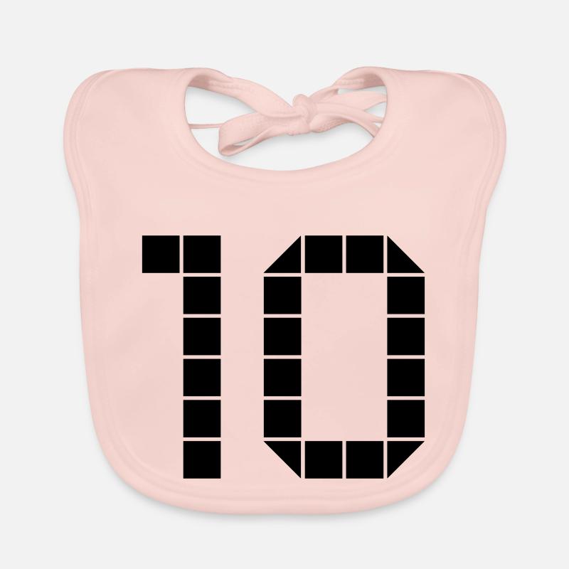 10. Geburtstag / Jubiläum Baby Bio-Lätzchen
