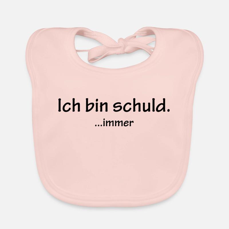 ich bin schuld Baby Bio-Lätzchen
