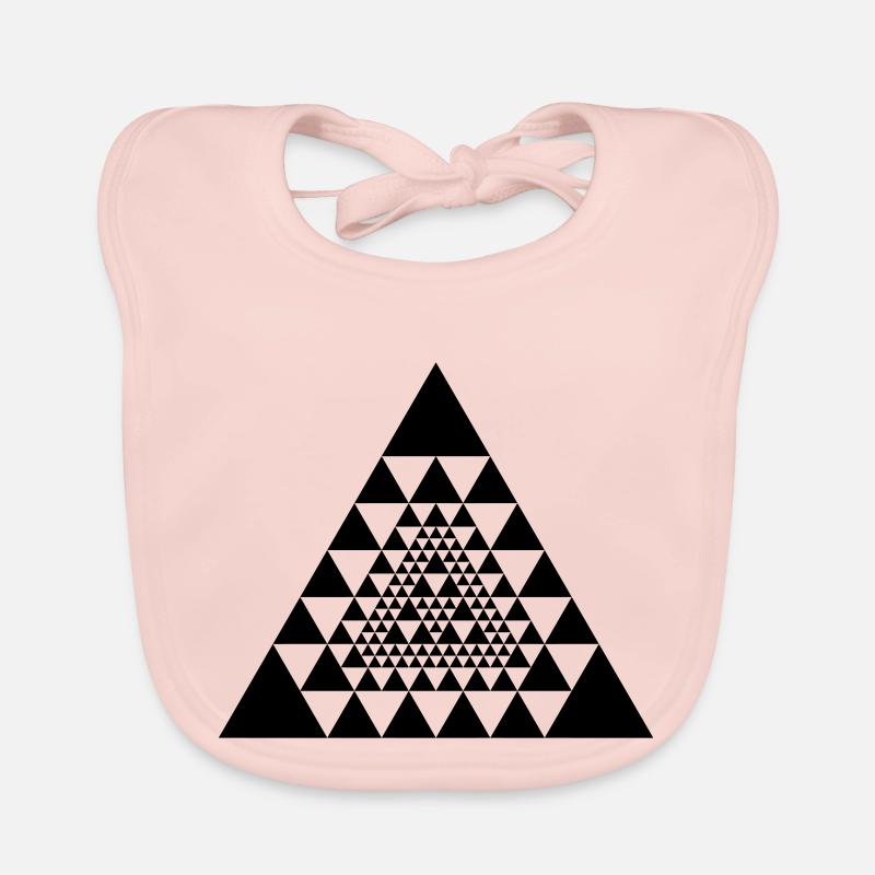 aztec inca mayan triangle design Organic Baby Bibs