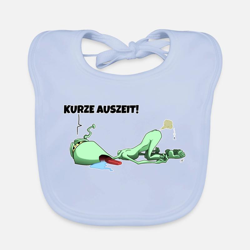 Alien time out Organic Baby Bibs