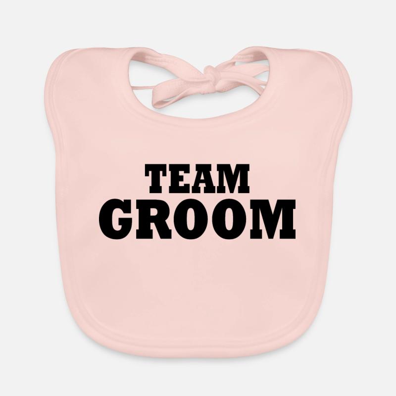 Team groom Organic Baby Bibs