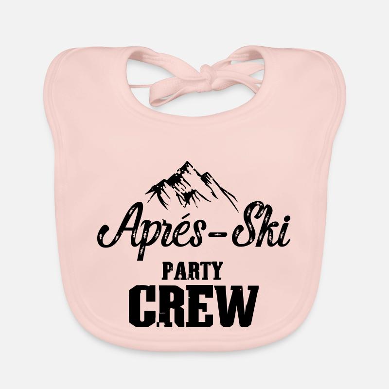 Apres Ski Party Crew Bavoir bio Bébé