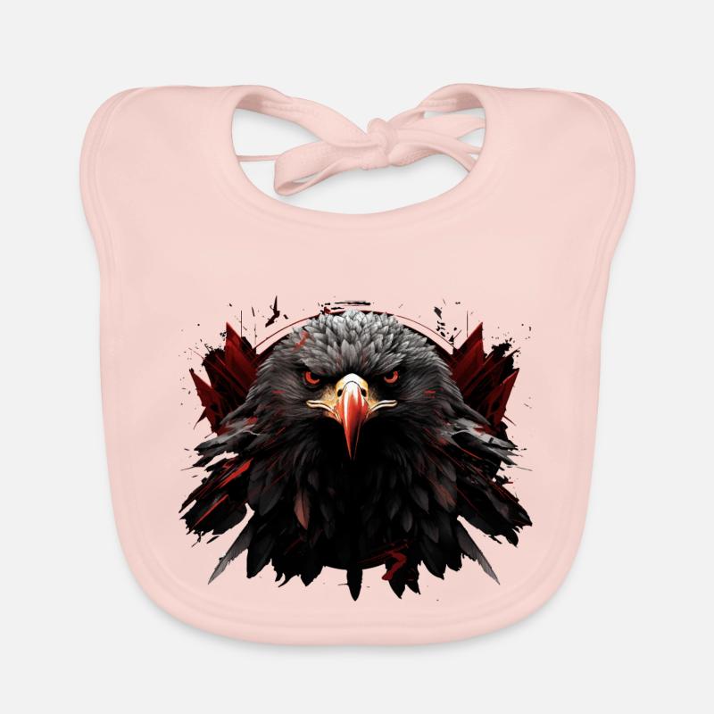 Eagle Eagle Head Golden Eagle Design Organic Baby Bibs