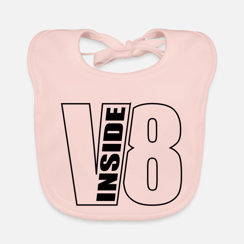 V8 INSIDE W2 Bavoir bio Bébé