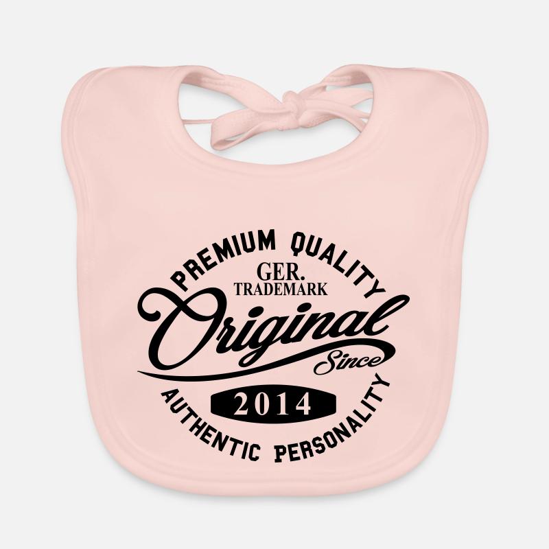 Original Since 2014 Handwriting Premium Quality Organic Baby Bibs