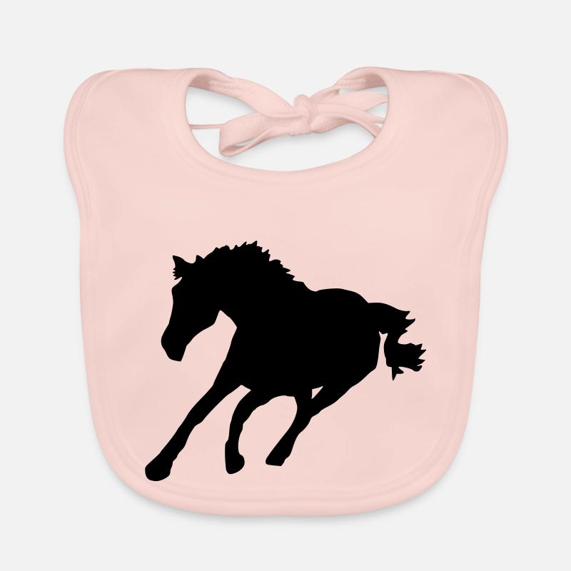 cheval Bavoir bio Bébé