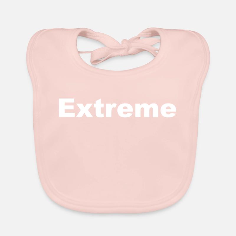 EXTREME (blanc) Bavoir bio Bébé