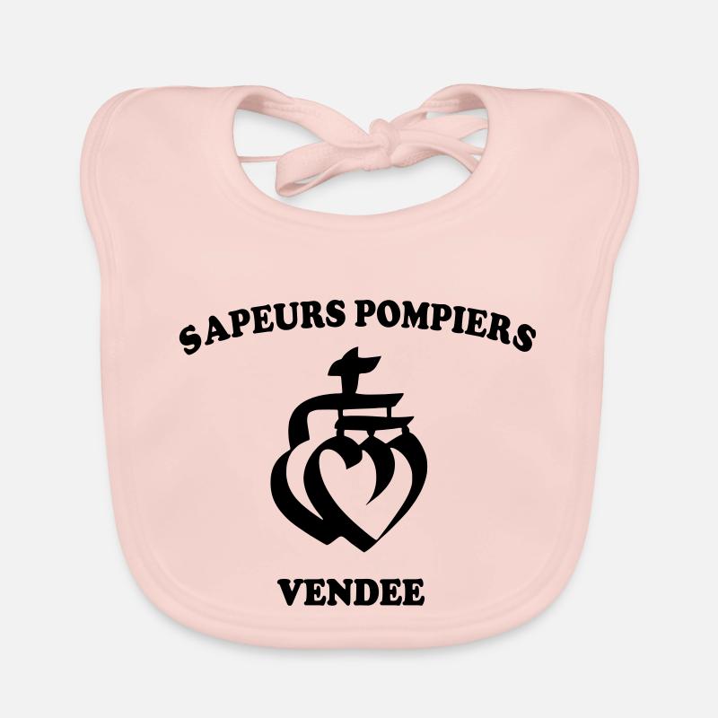 Pompier de vendée Bavoir bio Bébé