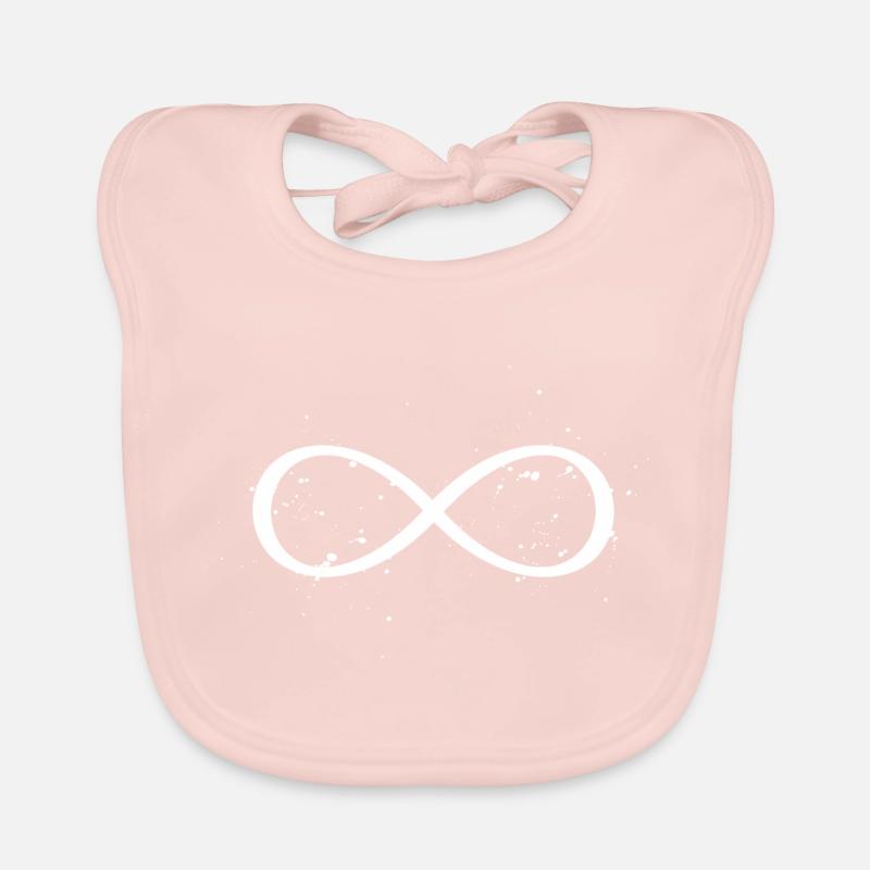 Unendlichkeitszeichen Liebe unendlich Geschenk Baby Bio-Lätzchen