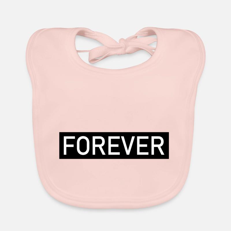 Forever - Bavoir bio Bébé - rose