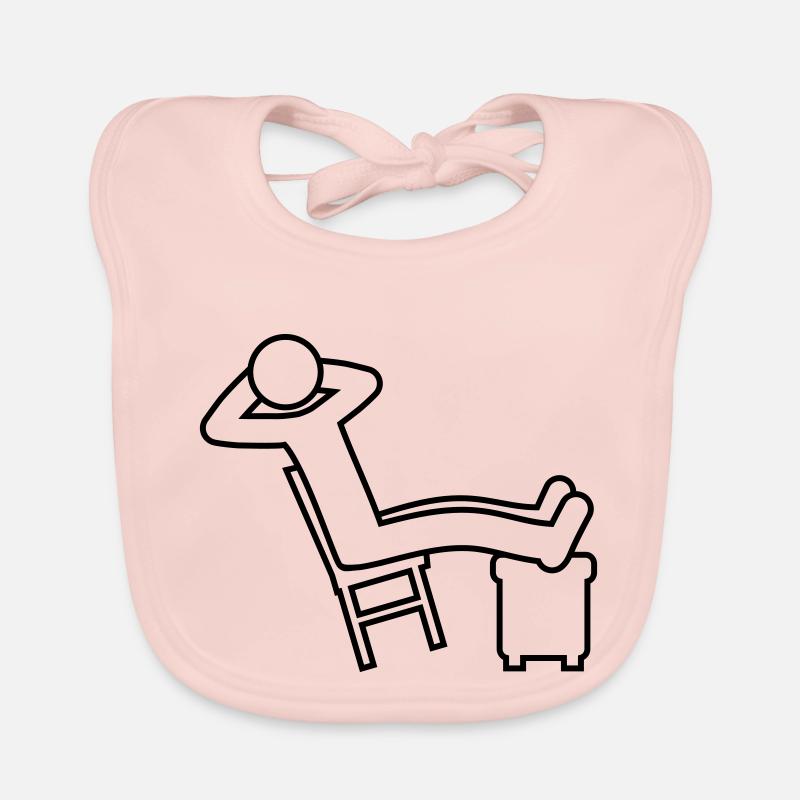 Relaxen Mann Stuhl Icon Baby Bio-Lätzchen