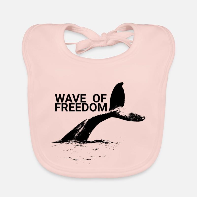 Vague de liberté Bavoir bio Bébé