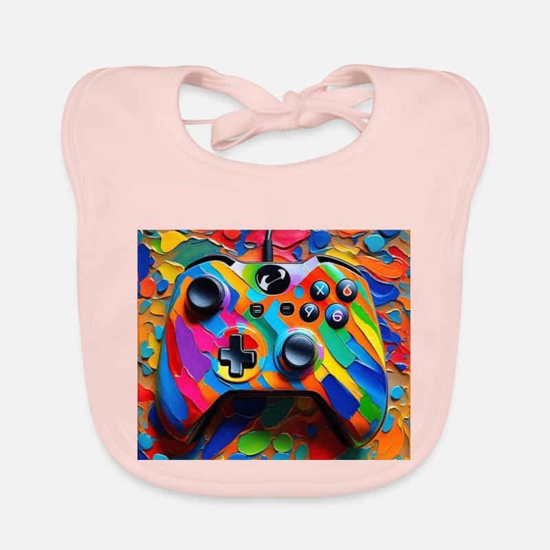 Colourbomb Controller Organic Baby Bibs