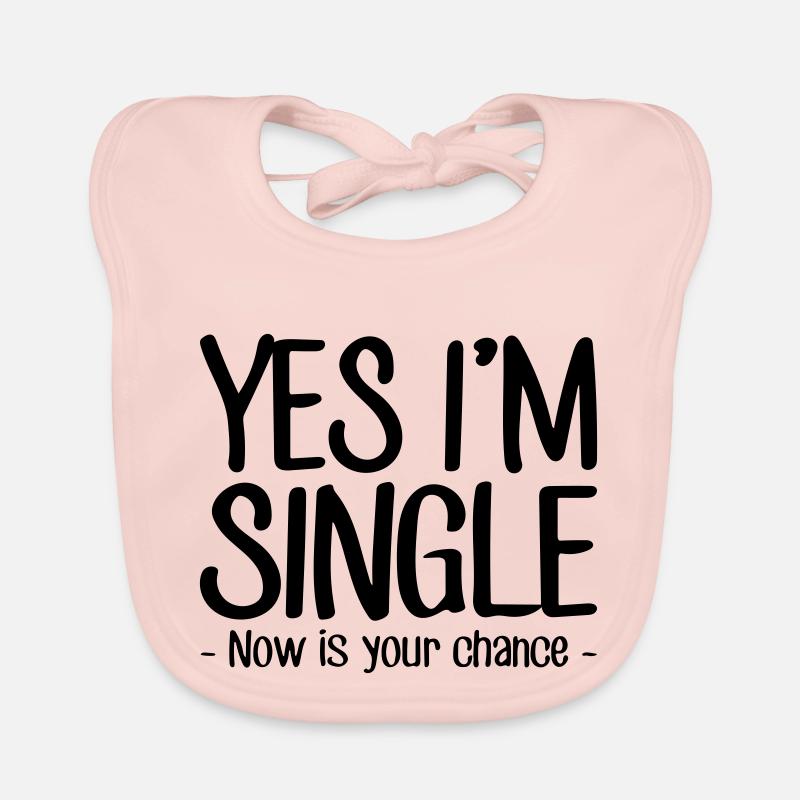 ja, ich bin Single Baby Bio-Lätzchen