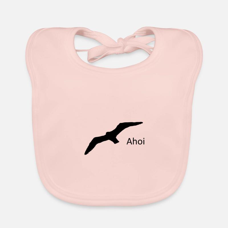 moewe ahoi - Bavoir bio Bébé - rose