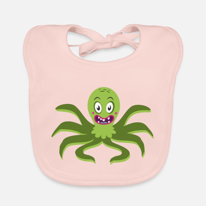 octopus Organic Baby Bibs