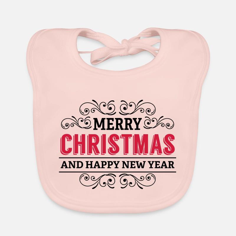 Joyeux Noël Cadeau de Noël Père Noël Bavoir bio Bébé