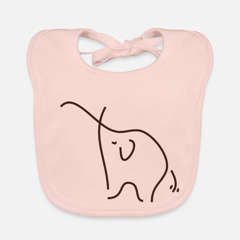 Elefant Baby Bio-Lätzchen