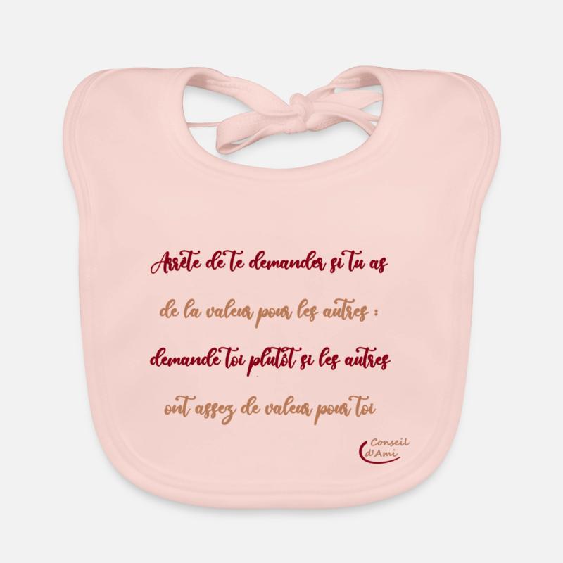 08 - Question de valeurs Bavoir bio Bébé