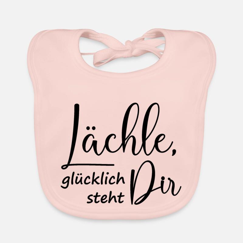 Glücklich steht dir Baby Bio-Lätzchen