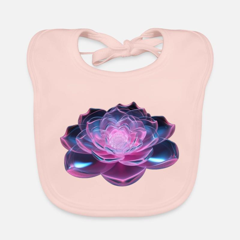 3D Flower Organic Baby Bibs