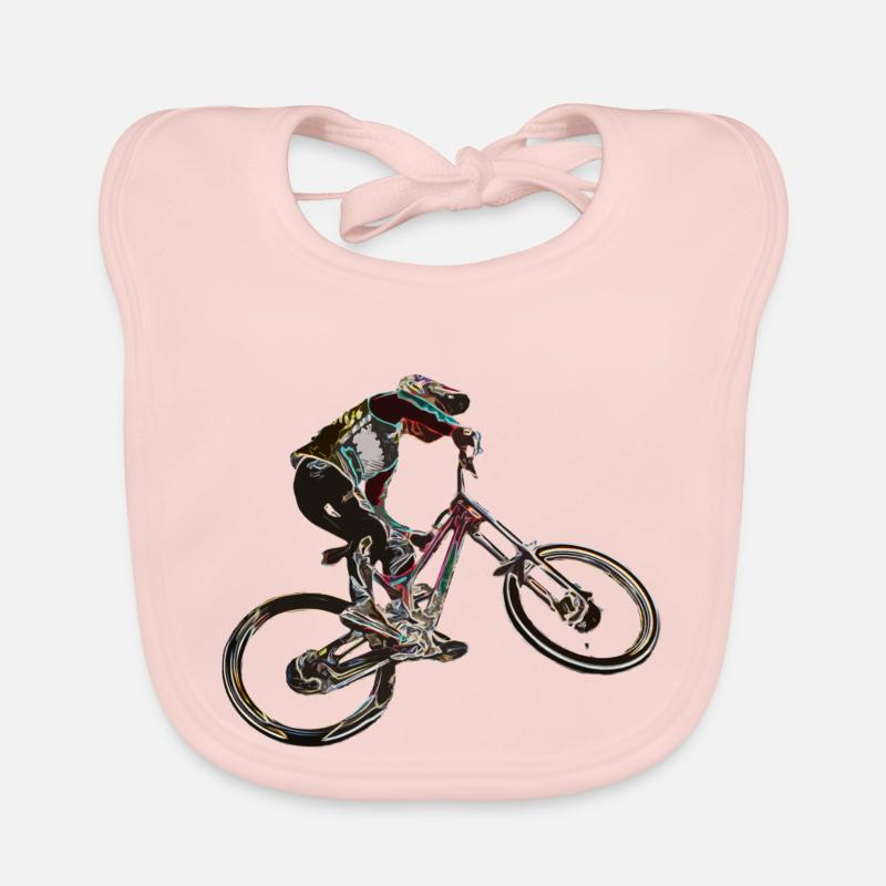vtt descente Bavoir bio Bébé