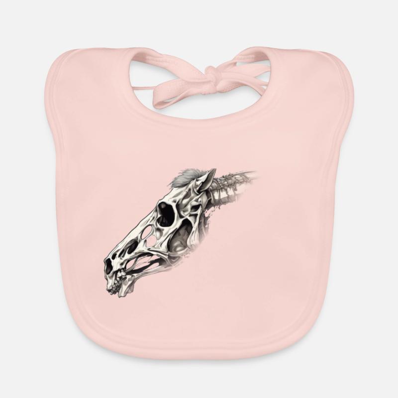 Crâne de cheval Bavoir bio Bébé