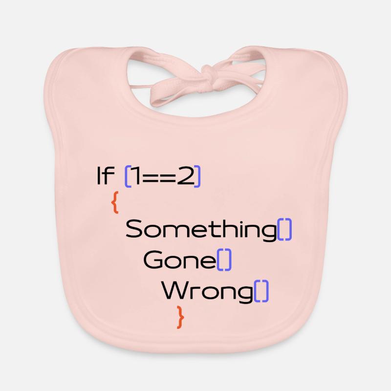 Programmierer Witz Lustiges Geschenk PC Spruch Baby Bio-Lätzchen