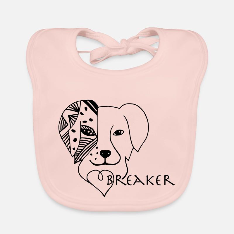 Australian Shepherd Aussie Heartbreaker Gift Organic Baby Bibs