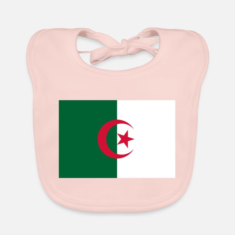 Algérie drapeau algérien drapeau Bavoir bio Bébé
