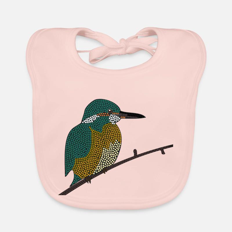 Eisvogel Baby Bio-Lätzchen