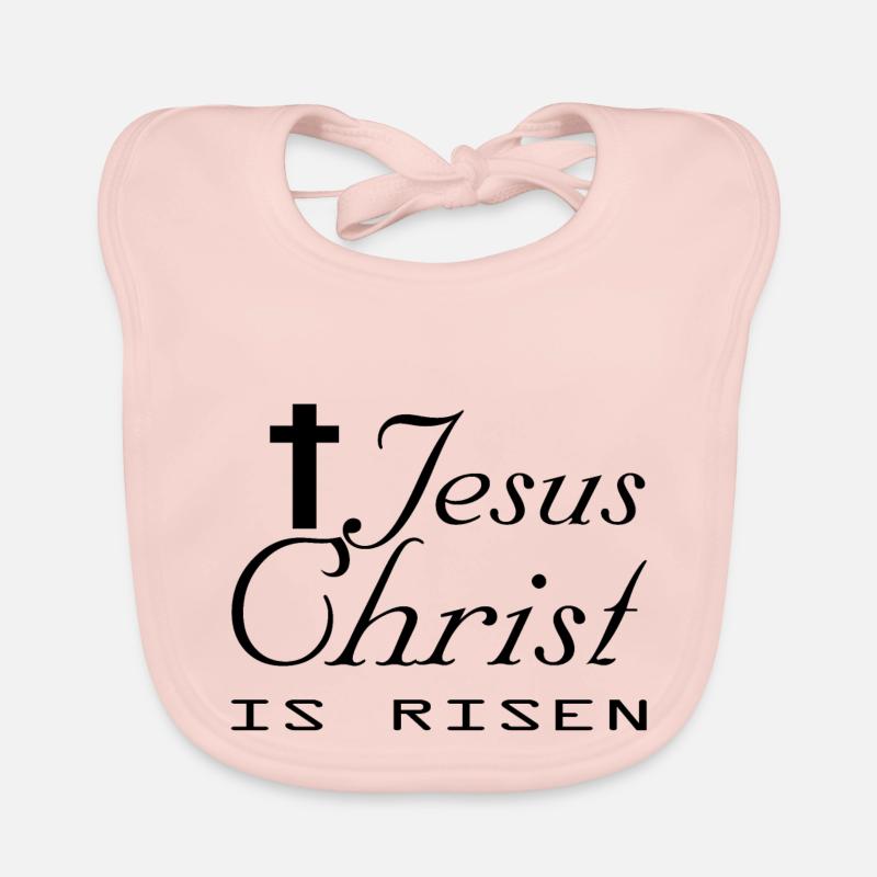 Jesus Christ God God Organic Baby Bibs