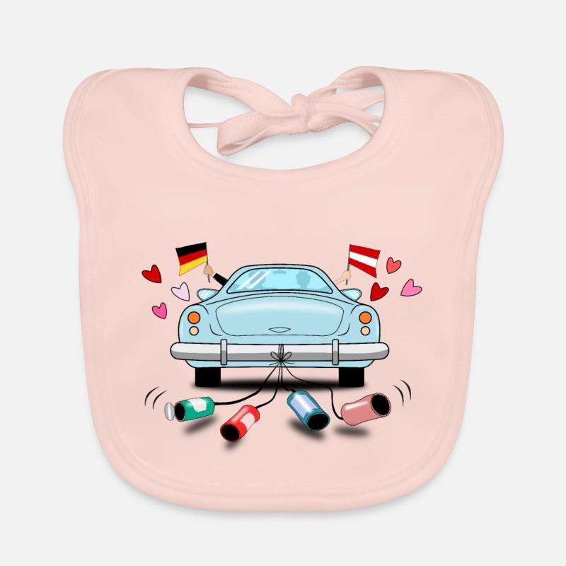 Germany Austria Wedding Organic Baby Bibs