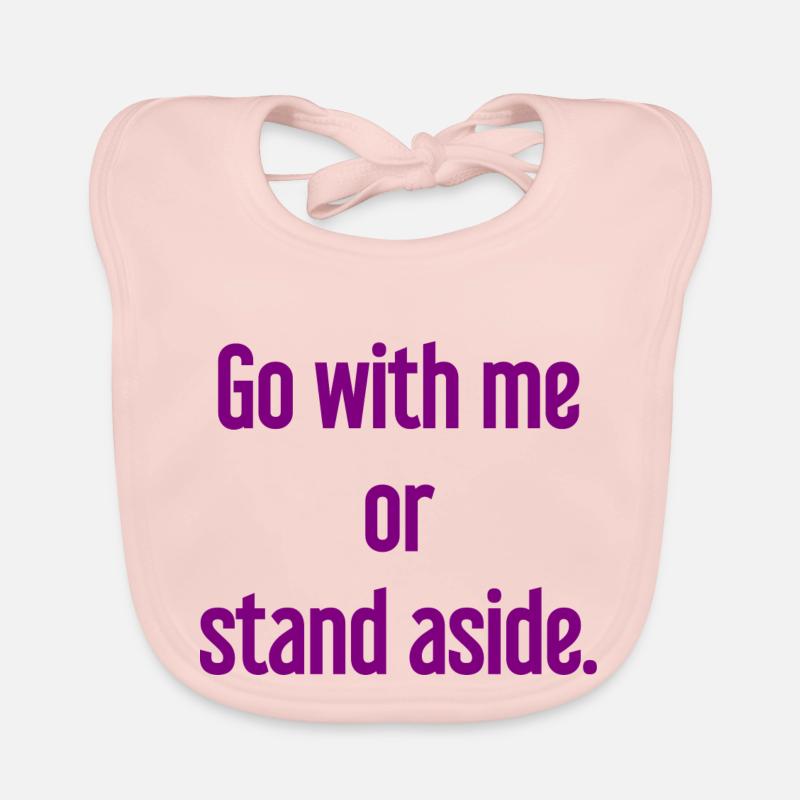 Geh mit oder beiseite Baby Bio-Lätzchen