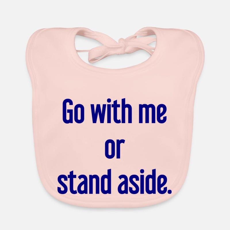 Geh mit oder beiseite Baby Bio-Lätzchen