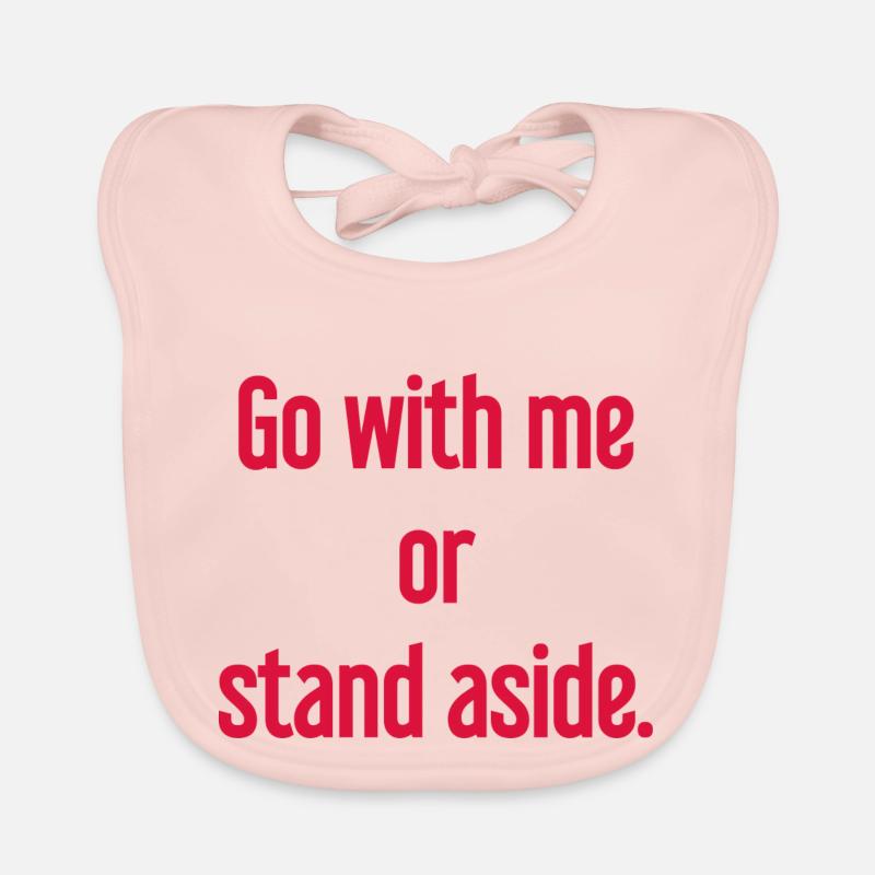 Geh mit oder beiseite Baby Bio-Lätzchen