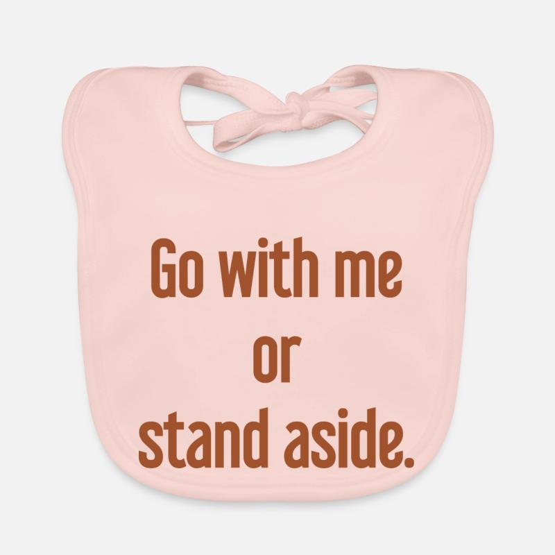 Geh mit oder beiseite Baby Bio-Lätzchen