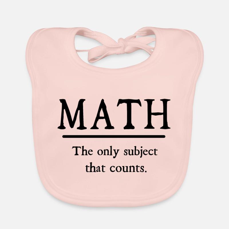 mathematics Organic Baby Bibs