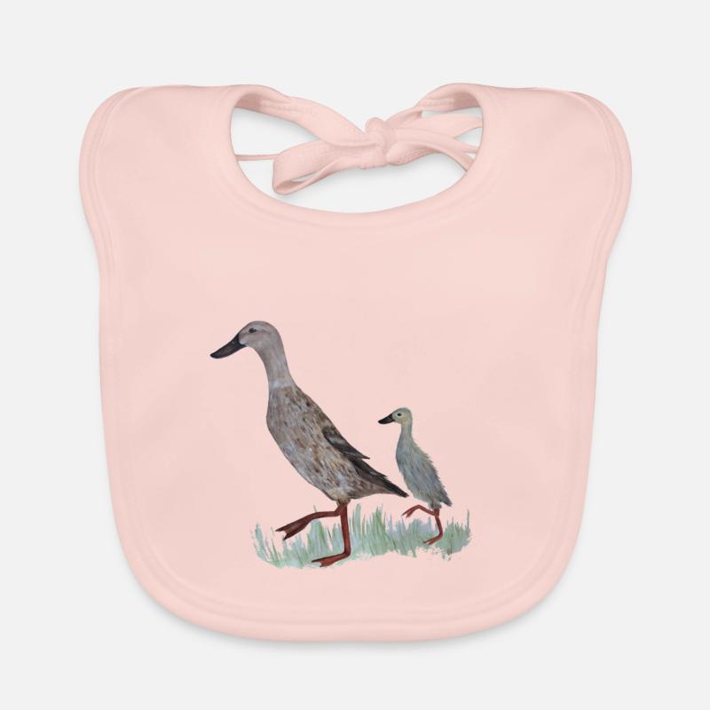 Indian Runner duck Organic Baby Bibs