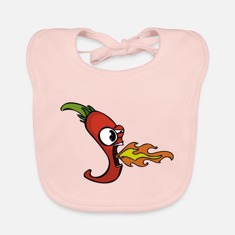 Hot Chilli Organic Baby Bibs